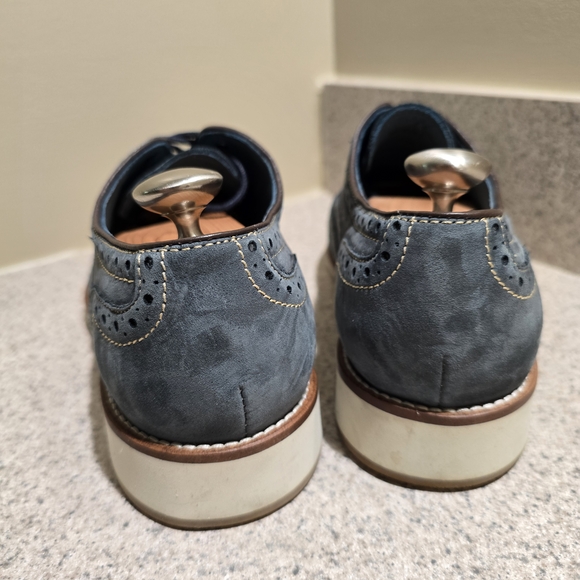 Johnston & Murphy 20-8167 Watkins Navy Wingtips - Picture 5 of 7